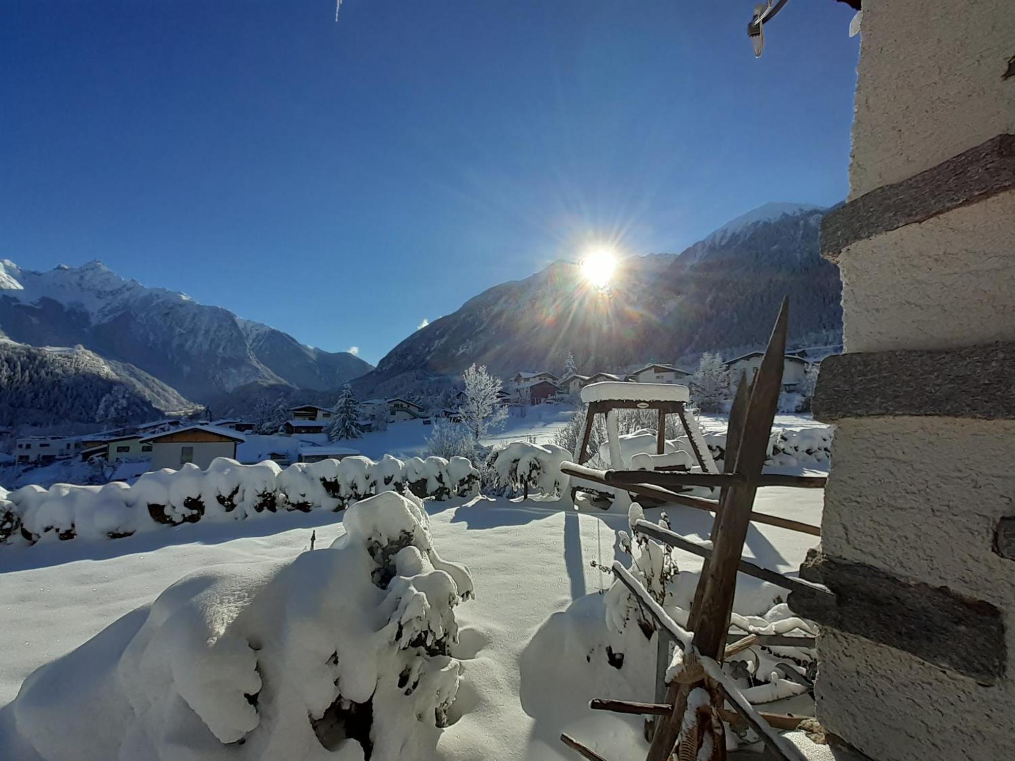 Ferienhaus Oetztal-Lodge Sautens Esterno foto